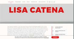 Desktop Screenshot of lisacatena.ch